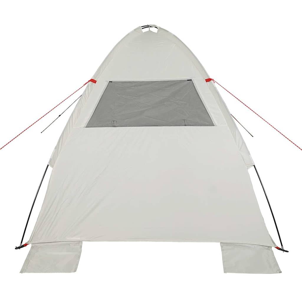 Abri de Soleil pour Plage Polyester Portable Tente avec Tapis de Sol Intégré Gris – ComfortXL Outdoor Living - Image 8