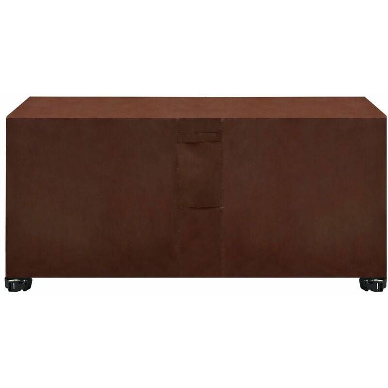 IntiMeg - Housse Salon De Jardin Rectangulaire, Patio Housse De Meuble Oxford Carré Vent ÉTanche PoussièRe, pour Table Chaise Meubles-Brown210x110x70cm IntiMeg - Image 1