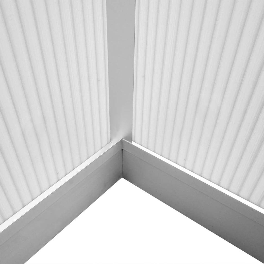PANGIVO - Serre de jardin aluminium gris 242 x 190 x 195 cm - PANGIVO - Image 10