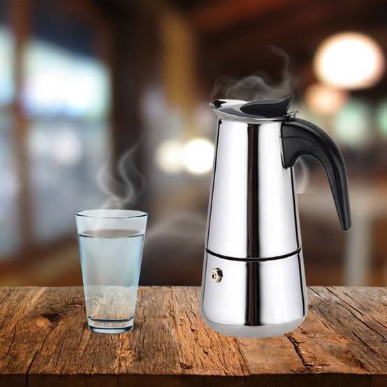 Cafetière Expresso en Acier Inoxydable 4 Tasses EB-400CM Eisenbach Cafetière Expresso en Acier Inoxydable 4 Tasses EB-400CM Eisenbach