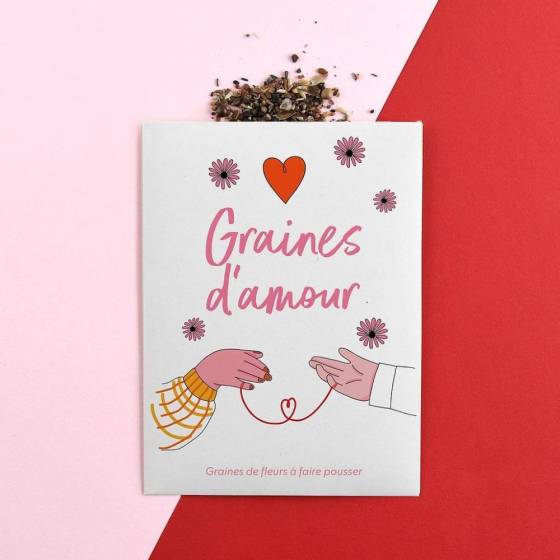 Radis et Capucine - Radis et Capucine - Sachet message - Graines d'amour - Image 3