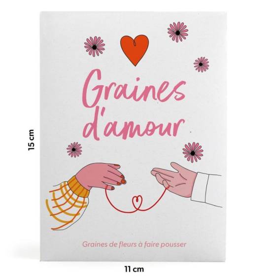 Radis et Capucine - Radis et Capucine - Sachet message - Graines d'amour - Image 2