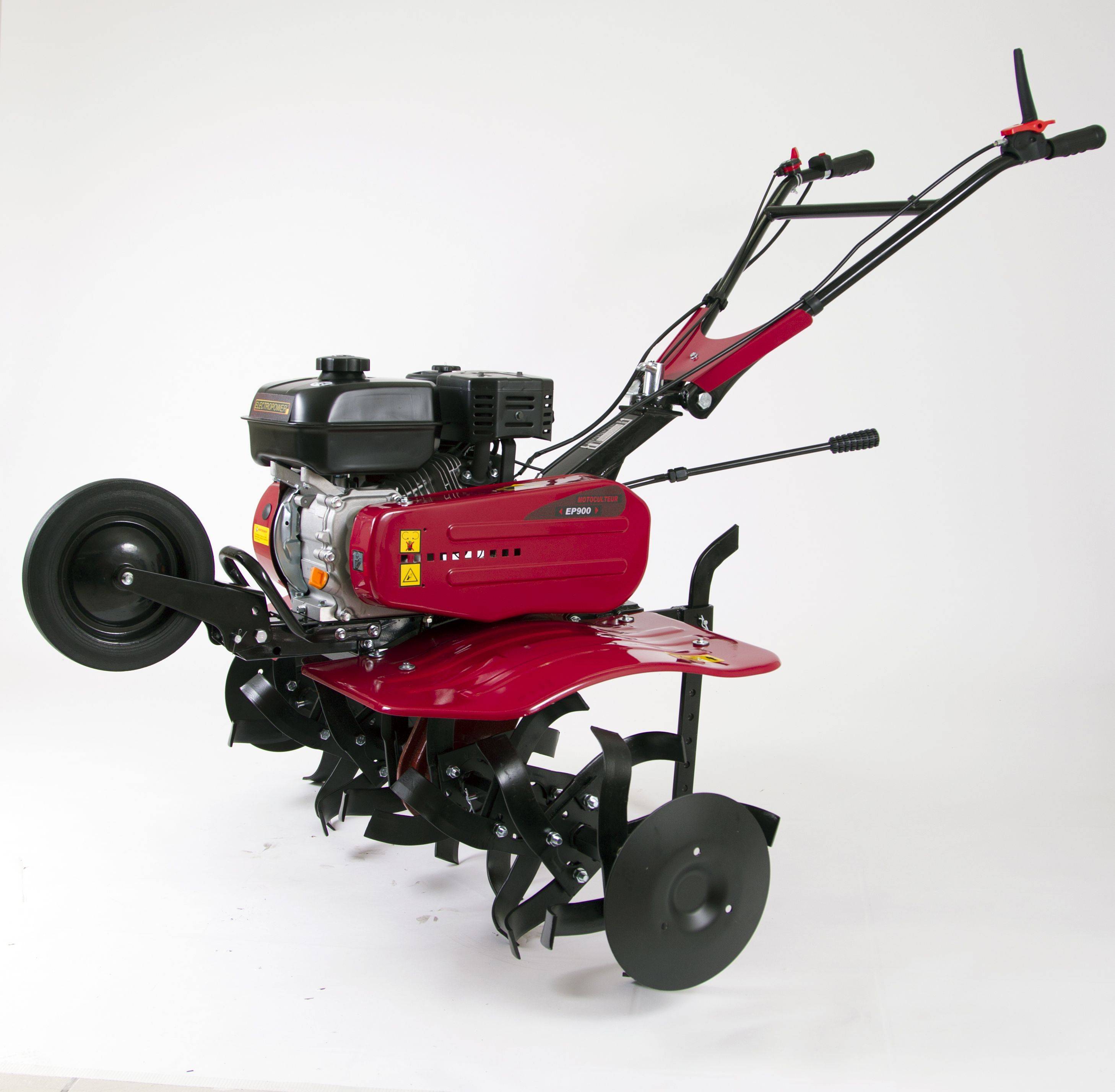 Motoculteur MEP900 7 CV avec charrue brabant et 8 fraises -PACK Complet - Image 4