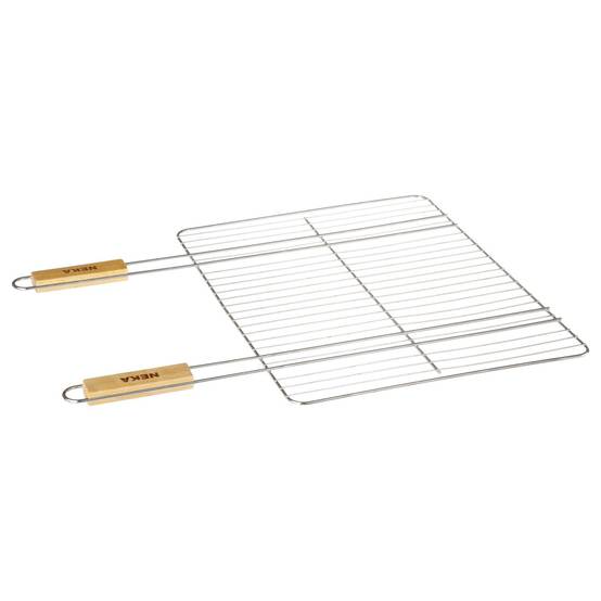 Neka - Grille barbecue rectangulaire - 38 x 50 - Métal - Neka