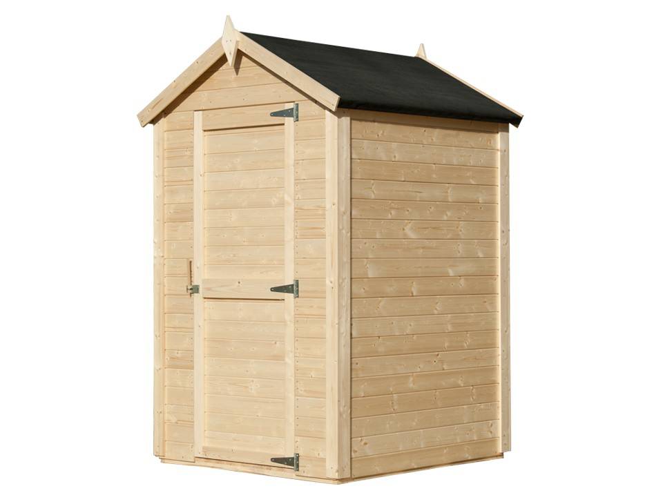 Abri de jardin bois FIDJI - 120 x 126 cm - Cabane de jardin - Cabanon - Imagen 3