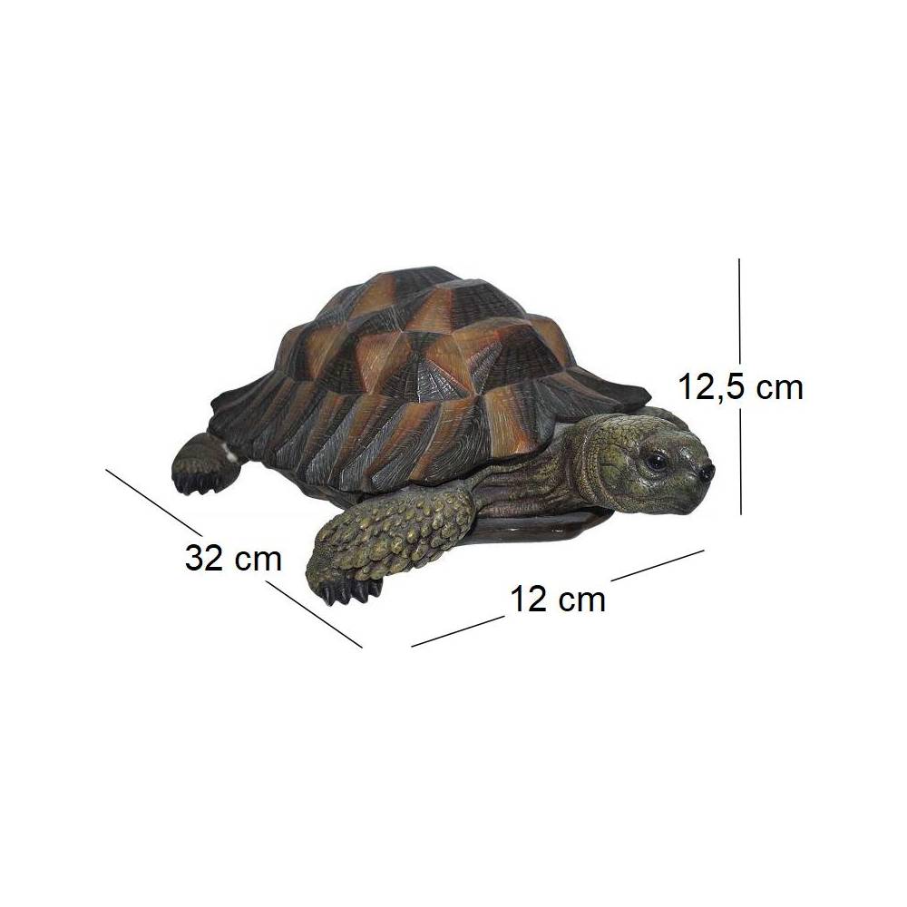 Vivid Arts - Tortue en résine 32 cm - Imagen 3