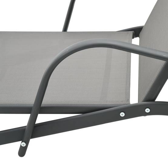 Chaise longue | Transat | Bain de soleil Acier et textilène - Image 6