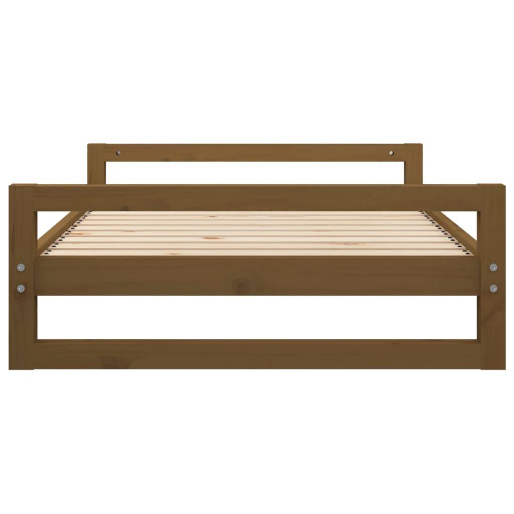 Vidaxl - Lit pour chien Marron miel 105,5x75,5x28 cm Bois de pin solide vidaXL 821490 - Imagen 7