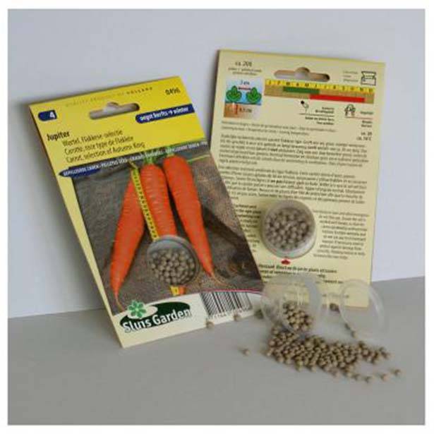 Carotte Jupiter (race type de Flakkée) - Graines enrobées le sachet de 200 graines environ - Graines enrobées