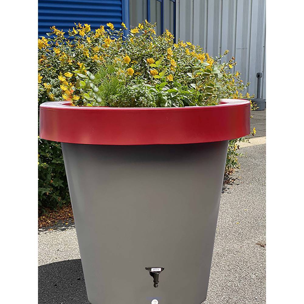 Récupérateur d'eau de pluie 420l lluvia duo + kit complet -plast'up rotomoulage - Imagen 2