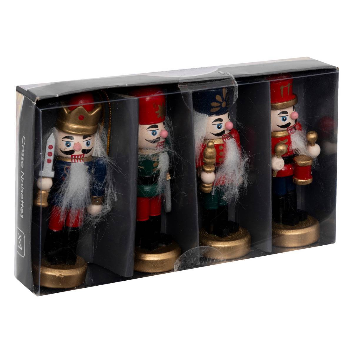 Fééric Lights & Christmas - Lot de 4 casse-noisette H.8,5cm - Atmosphera Créateur d'intérieur - Imagen 2