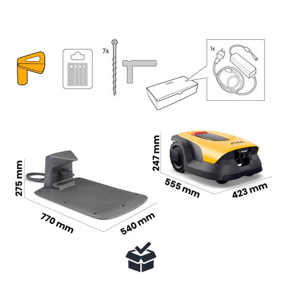 Stiga - Robot tondeuse A 15v a autonome, Batterie 5 Ah, Caméra IA, jusqu'à 1 500 m² - STIGA - Image 9