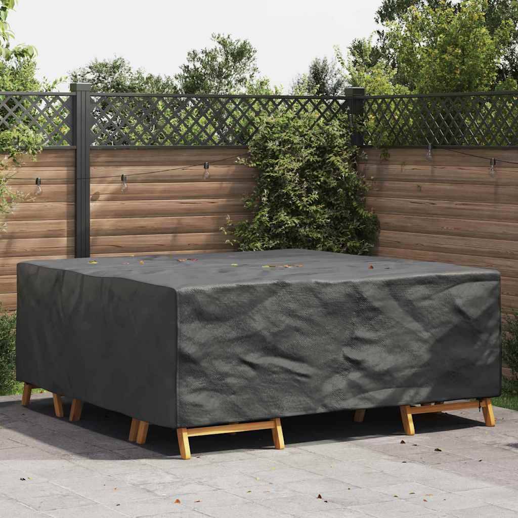 ComfortXL - Housse de jardin carrée Tissu Oxford 210D Imperméable pour Table et Chaises de Jardin Noir 200x200x90 cm – ComfortXL Outdoor Living - Image 1