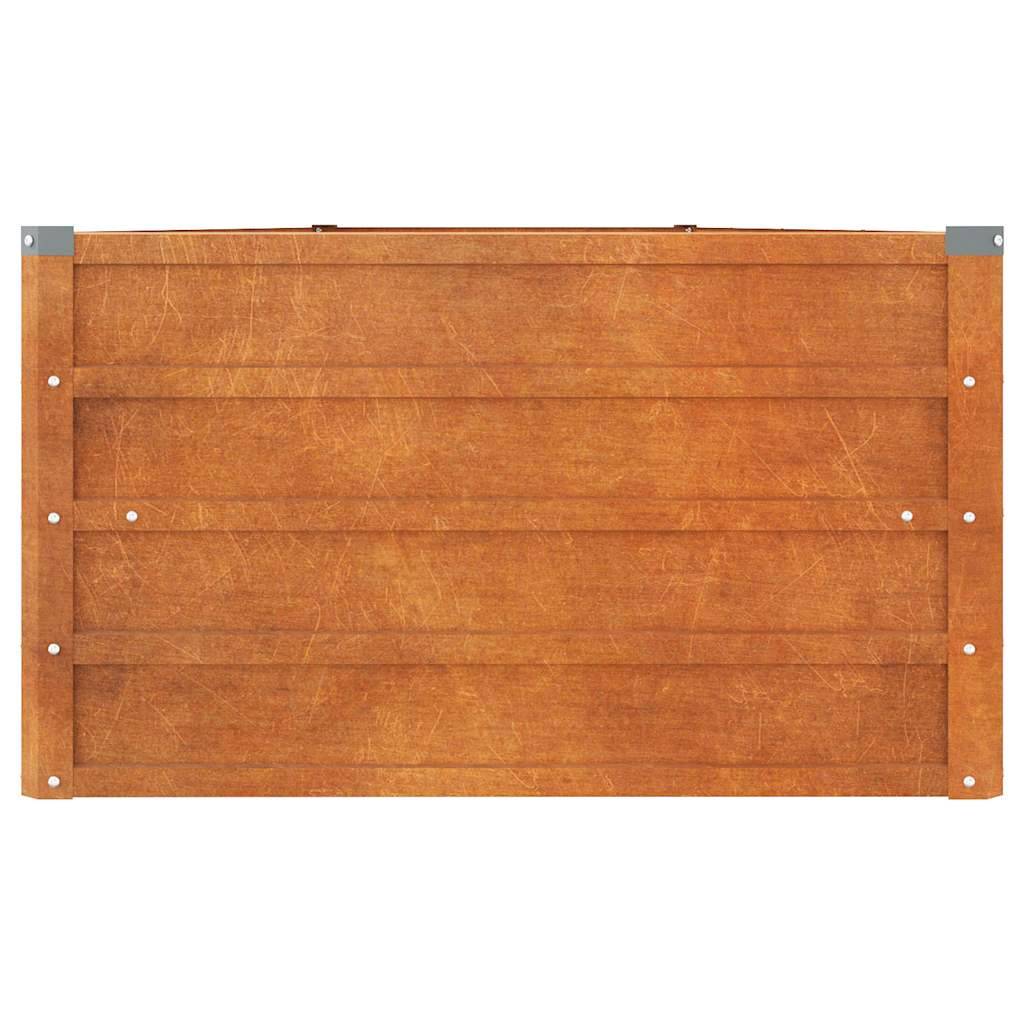 ComfortXL - Carré potager très grande longueur acier Corten jardin 400x80x45cm – ComfortXL Outdoor Living - Image 5