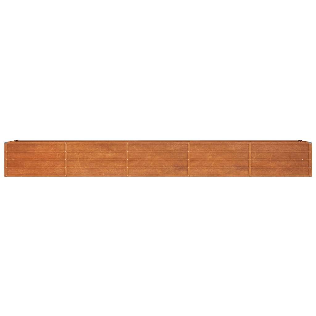 ComfortXL - Carré potager très grande longueur acier Corten jardin 400x80x45cm – ComfortXL Outdoor Living - Image 4