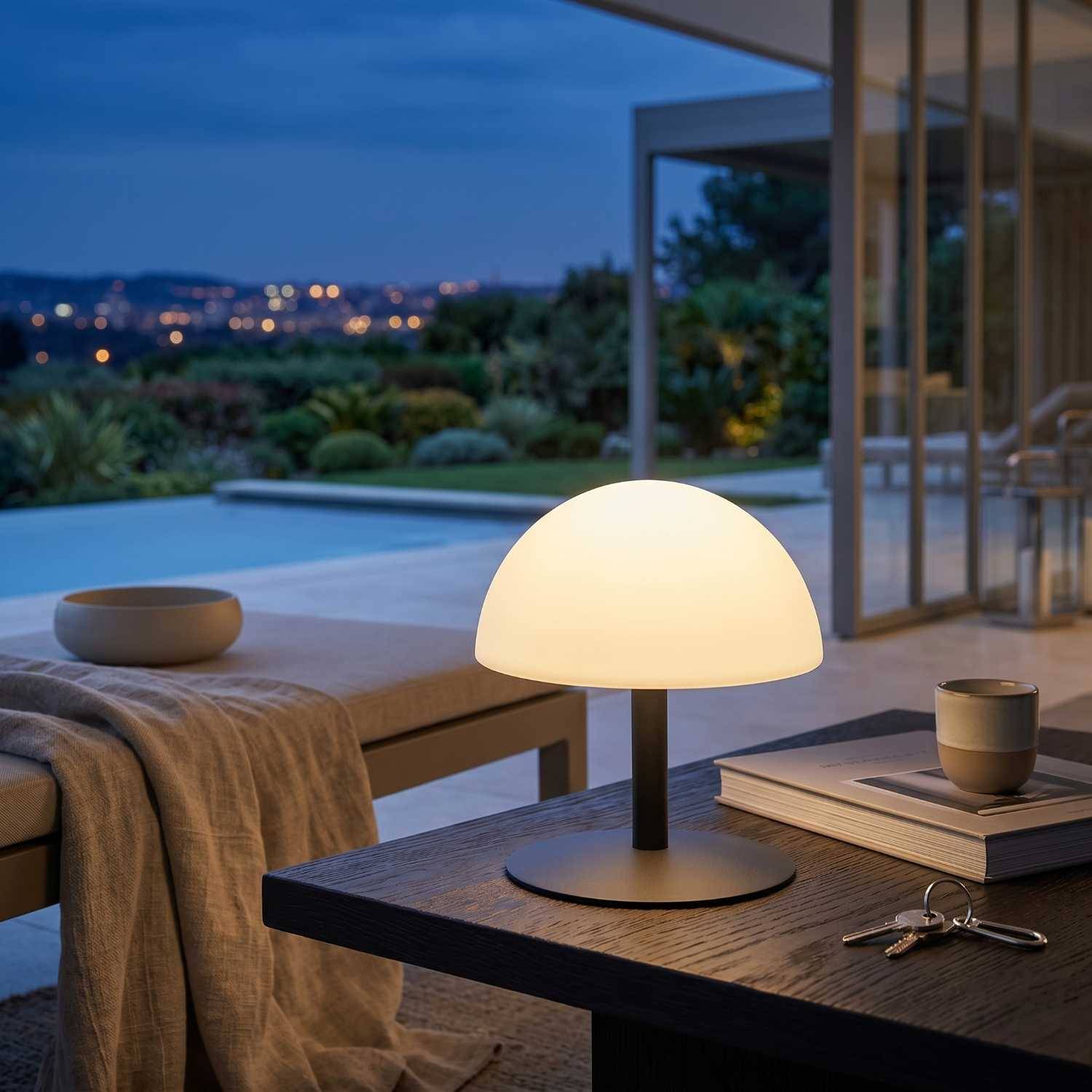 Lumisky - Lampe de table sans fil NEPTUNE ROCK H20cm - Imagen 8