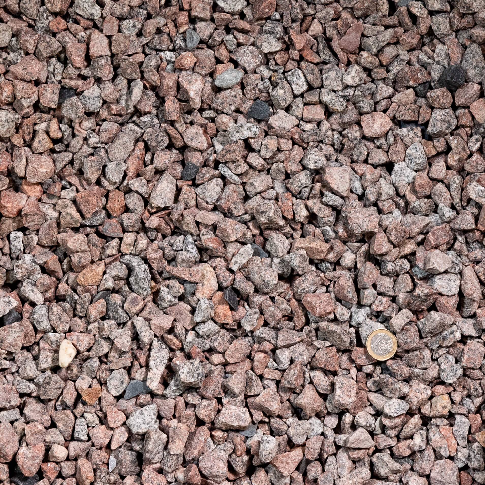 Gravier Granit Rouge 8-16 mm - Lot de 35 sacs de 20 kg (14 m²) - RO'MA NATURE - Image 2