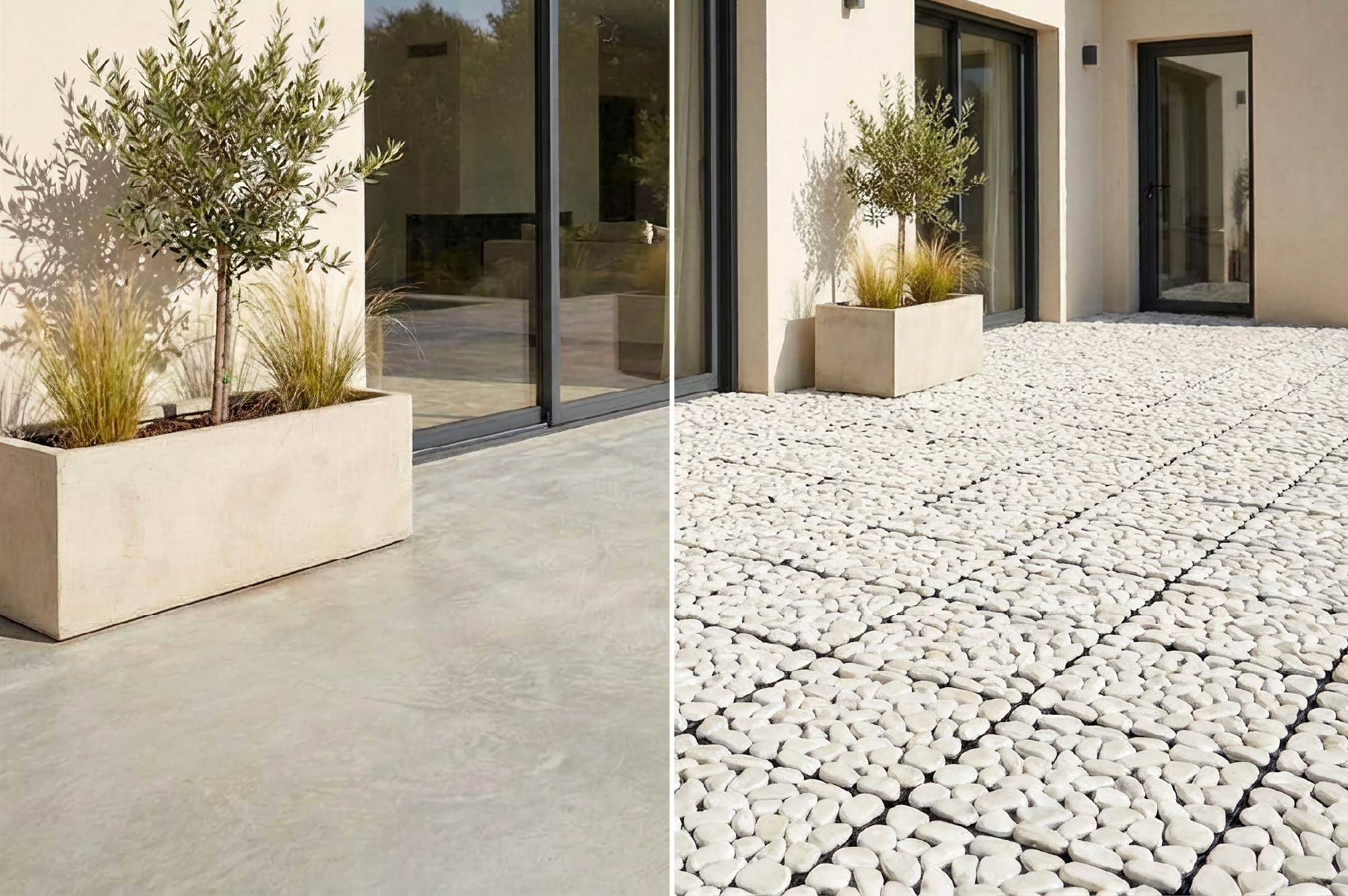 Casanoov Lot de 12 dalles clipsables terrasse OSSA galets blancs 30x30cm - Image 5