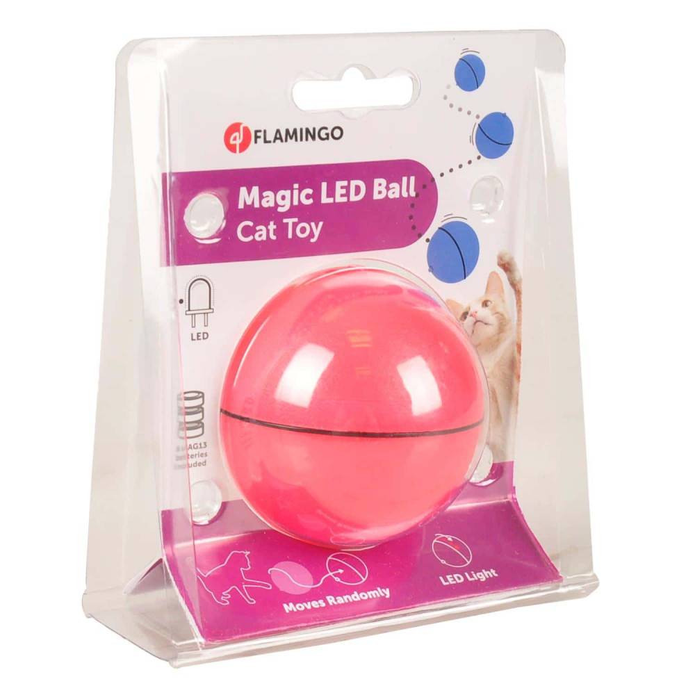 Balle led magic rose pour chat ø 6.5 cm - Imagen 6