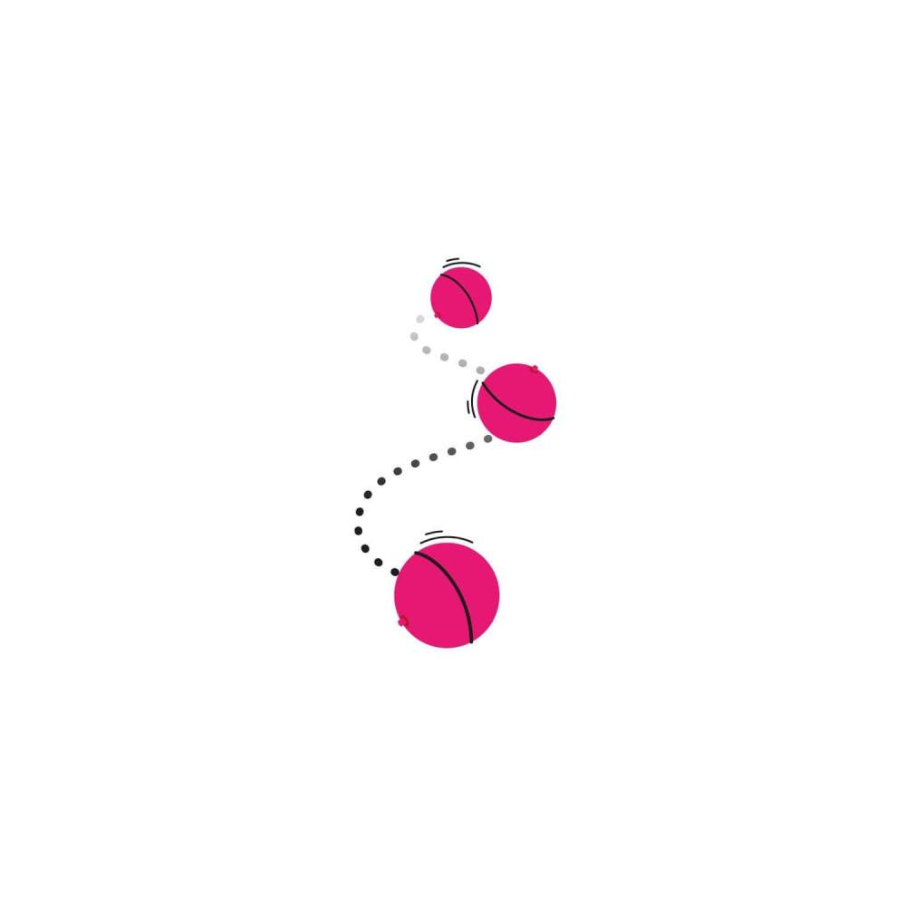 Balle led magic rose pour chat ø 6.5 cm - Imagen 4