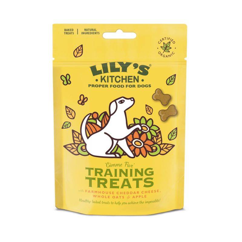 BISCUIT D'ENTRAINEMENT CHIEN BIO POMME FROMAGE - LILY'S KITCHEN 80 g