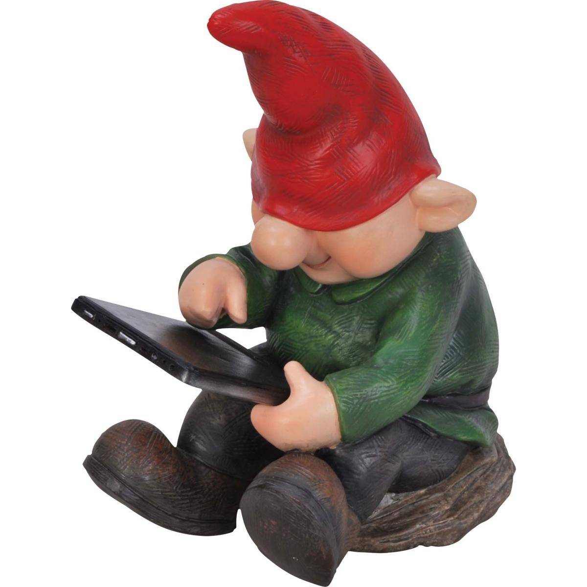 Vivid Arts - Nain de jardin avec tablette en résine 19 cm - Imagen 1