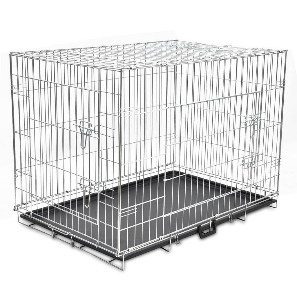 Vidaxl - Cage métallique et pliable pour chiens XL vidaXL 170218 - Imagen 1