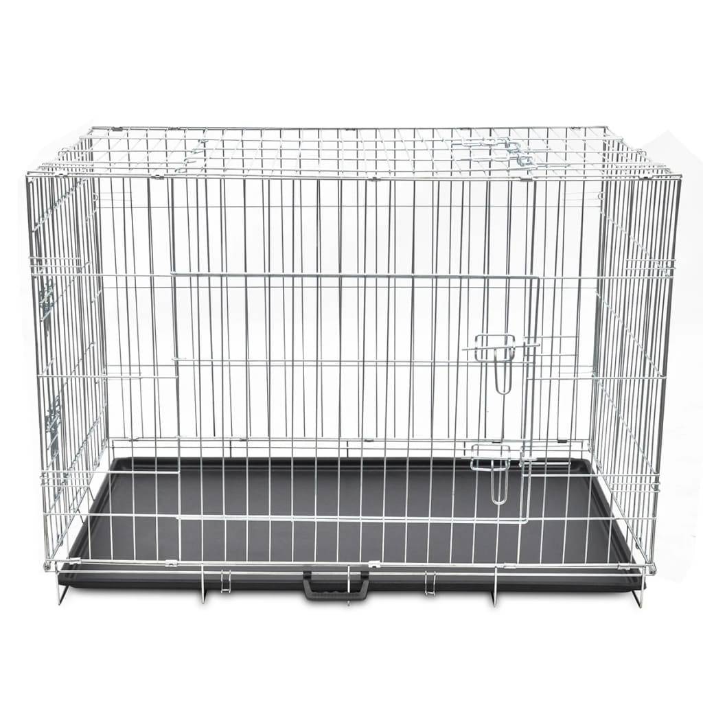 Vidaxl - Cage métallique et pliable pour chiens XL vidaXL 170218 - Imagen 2