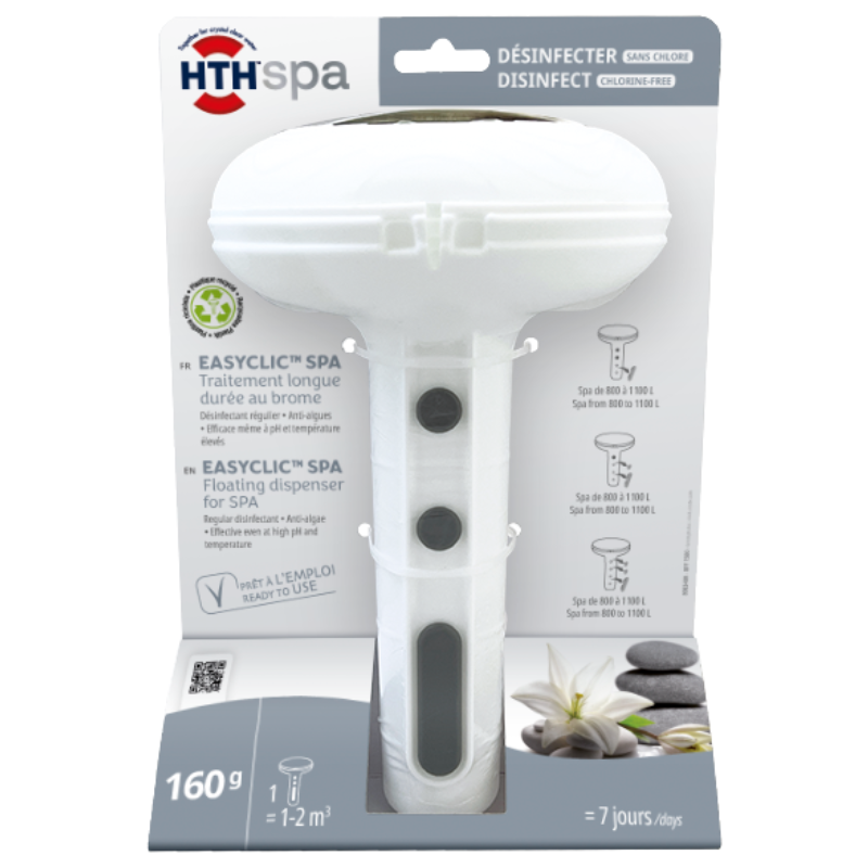 Hth - Diffuseur flottant brome HTH SPA EASYCLIC 160g - 160 g - Imagen 3