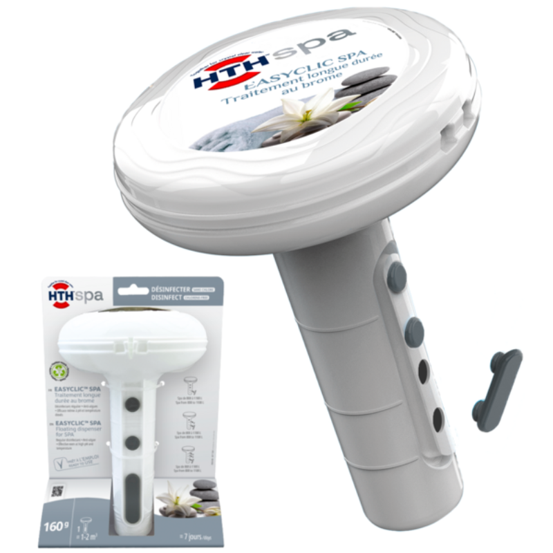 Hth - Diffuseur flottant brome HTH SPA EASYCLIC 160g - 160 g - Imagen 1