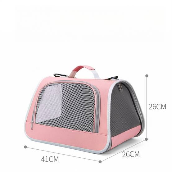 Lytech - Sac de Transport pour Chat Pliable 41x26x26 cm Bleu - Confortable et Respirant pour Voyages - Lytech - Image 3