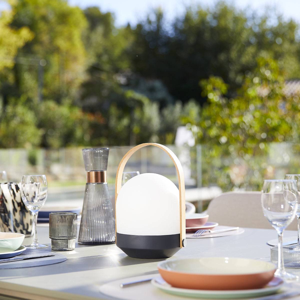 Lumisky - Baladeuse solaire et rechargeable AURA H27 cm - Imagen 5