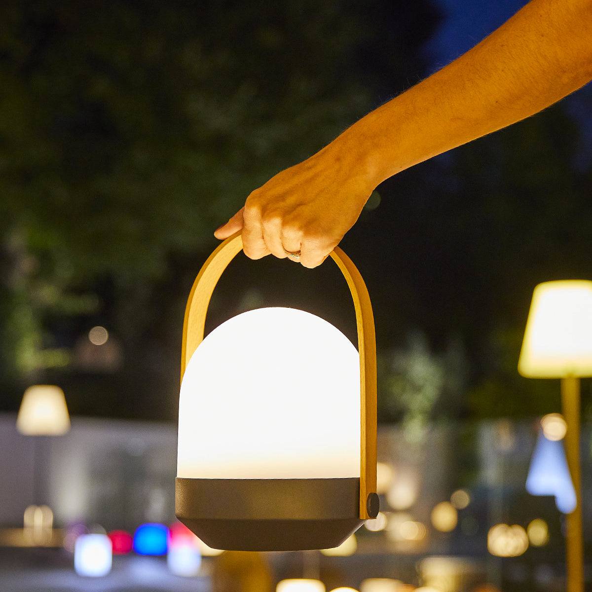 Lumisky - Baladeuse solaire et rechargeable AURA H27 cm - Imagen 2