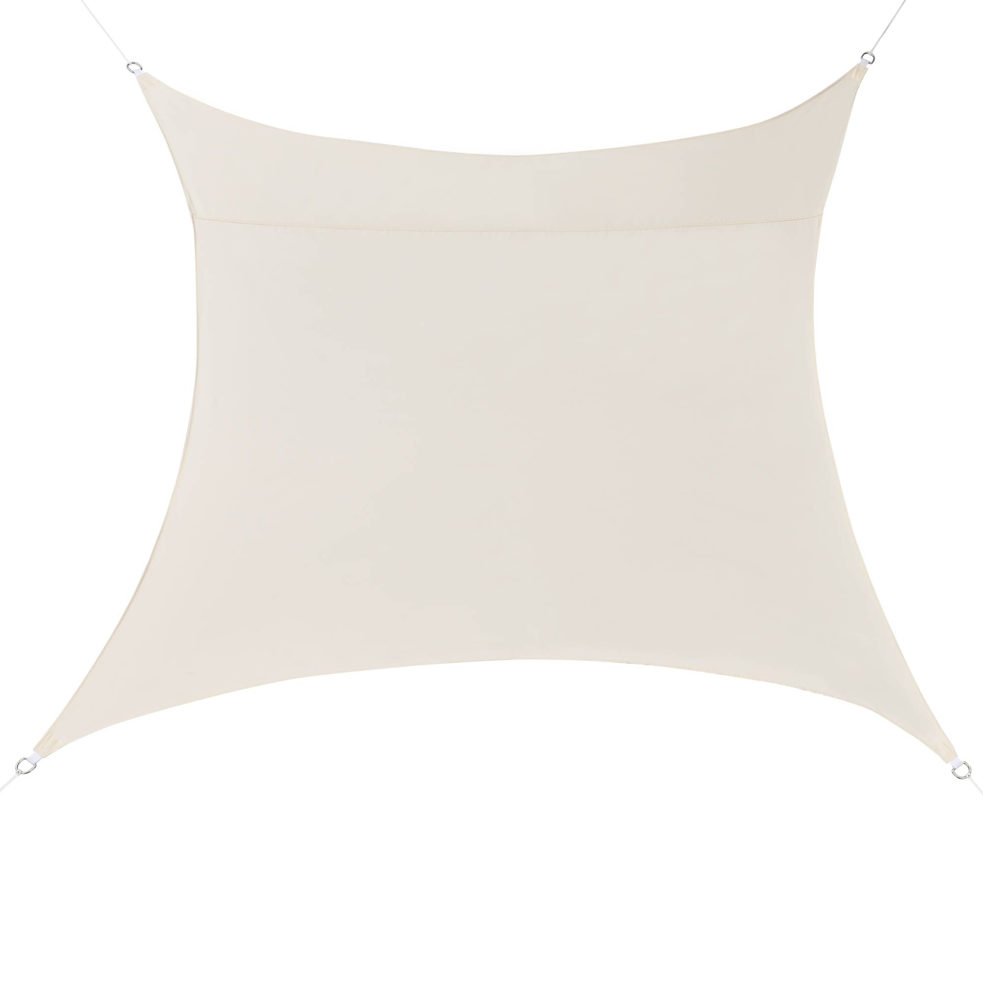 Voile d'Ombrage Lerma Carrée Beige 2 x 2 m [en.casa] - Image 1