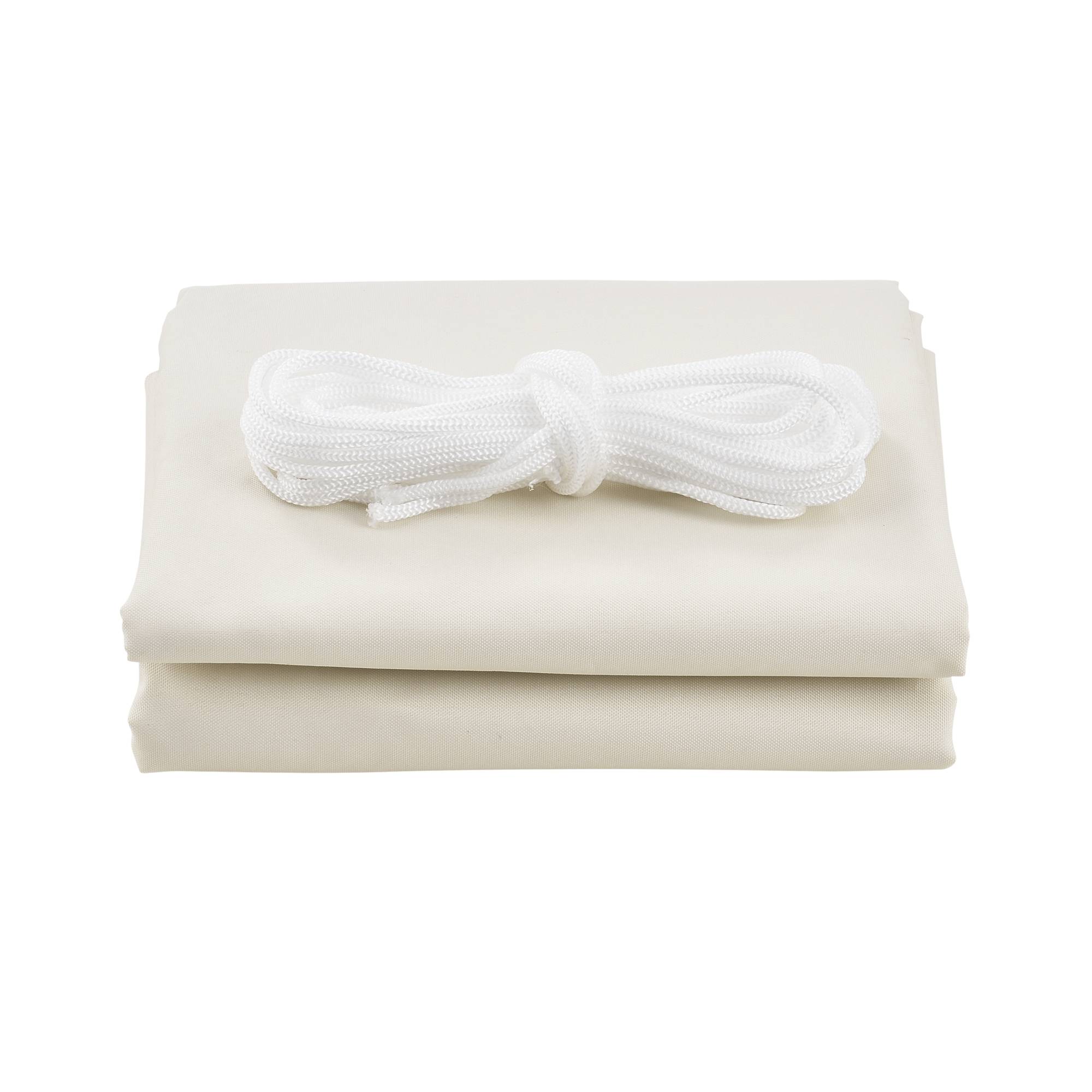 Voile d'Ombrage Lerma Carrée Beige 2 x 2 m [en.casa] - Image 2