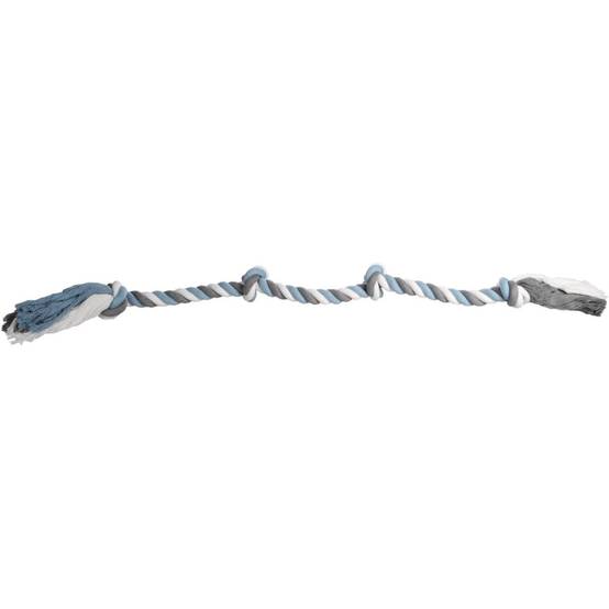 Jouet corde XXL avec 4 nœuds Bleu ø 12 cm x 150 cm pour chien - Image 3