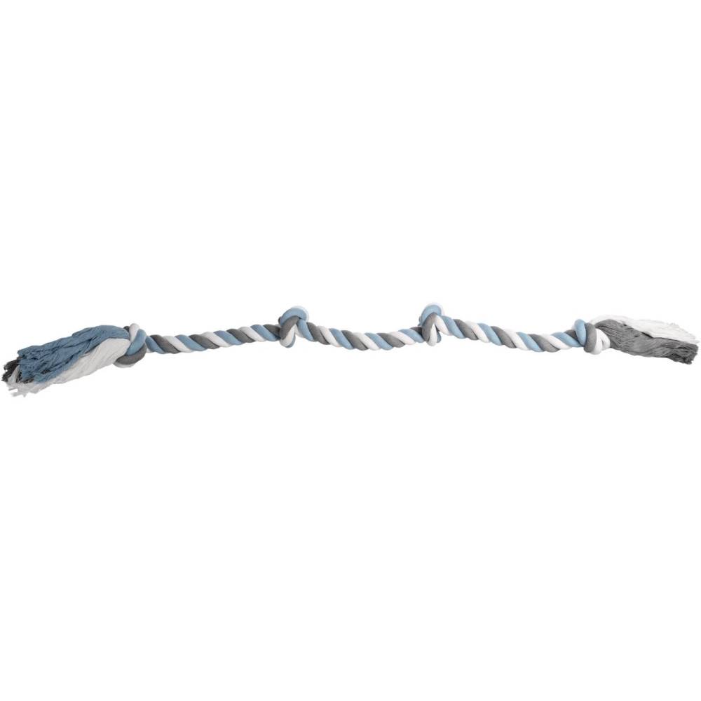 Jouet corde XXL avec 4 nœuds Bleu  ø 12 cm x 150 cm pour chien - Imagen 3