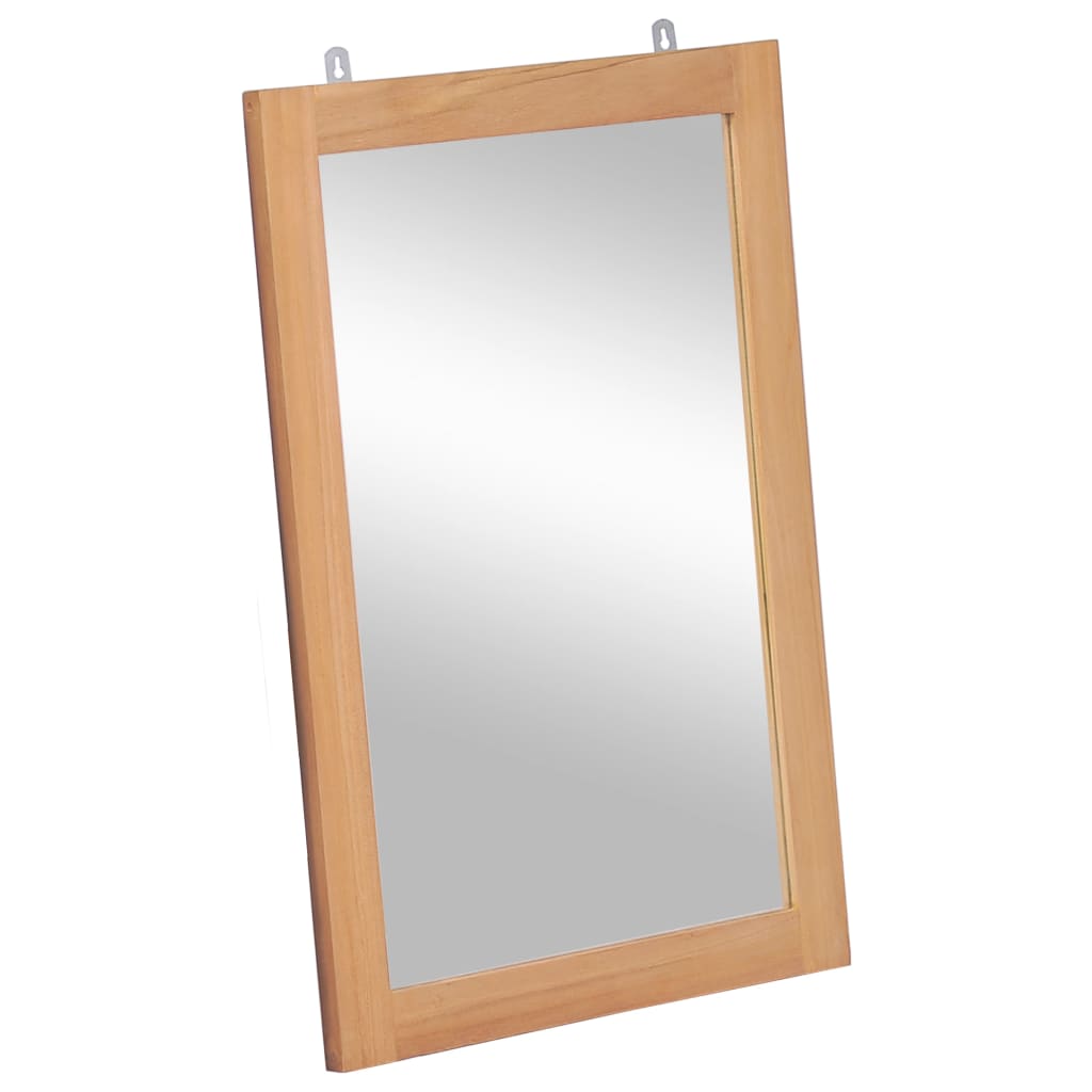 Vidaxl - Miroir mural Teck massif 50 x 70 cm - vidaXL - Imagen 1