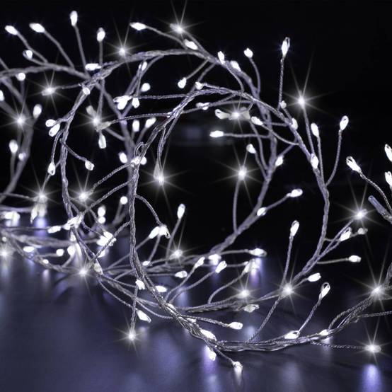 Boa lumineux copper 800 LED 10m extérieur blanc froid FEERIC LIGHTS & CHRISTMAS
