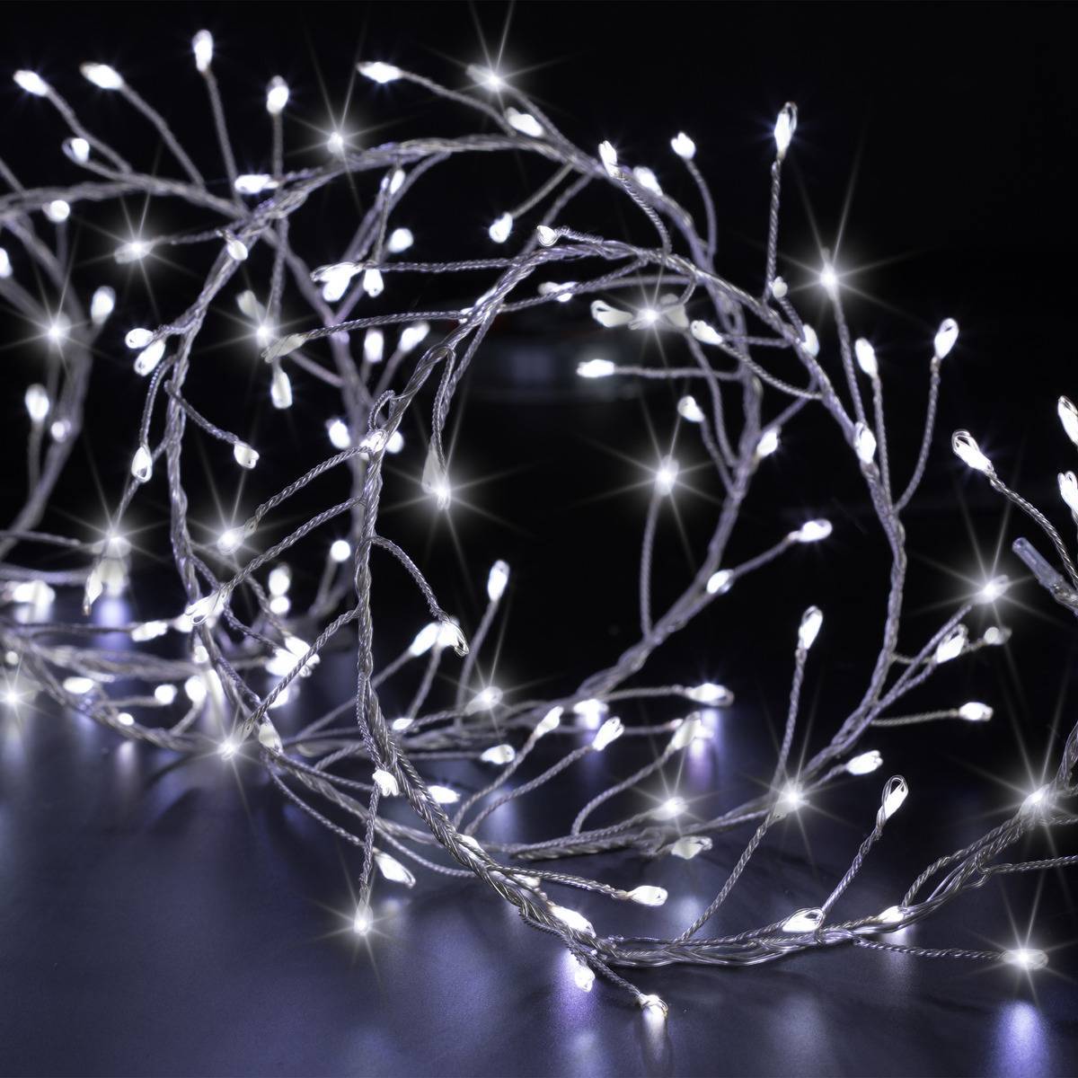 Boa lumineux copper 800 LED 10m extérieur blanc froid FEERIC LIGHTS & CHRISTMAS