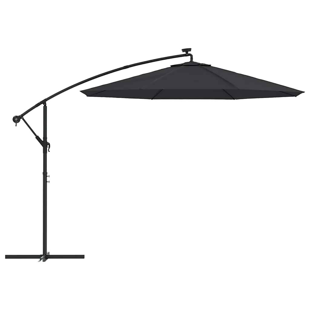 Vidaxl - Toile de Rechange pour Parasol Noir 350 cm vidaXL 313818 - Image 5