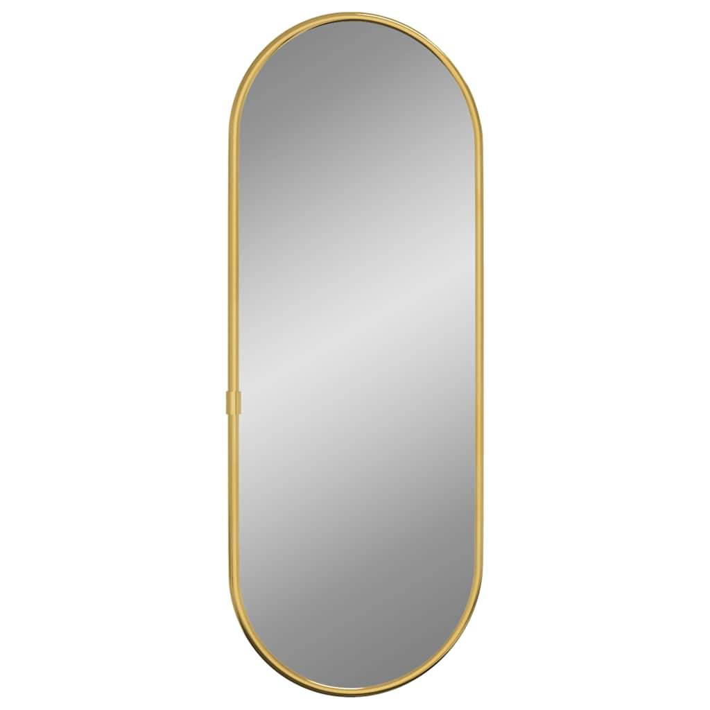 Maison Chic - Miroir mural - Miroir décoratif Doré 40x15 cm Ovale - Image 3
