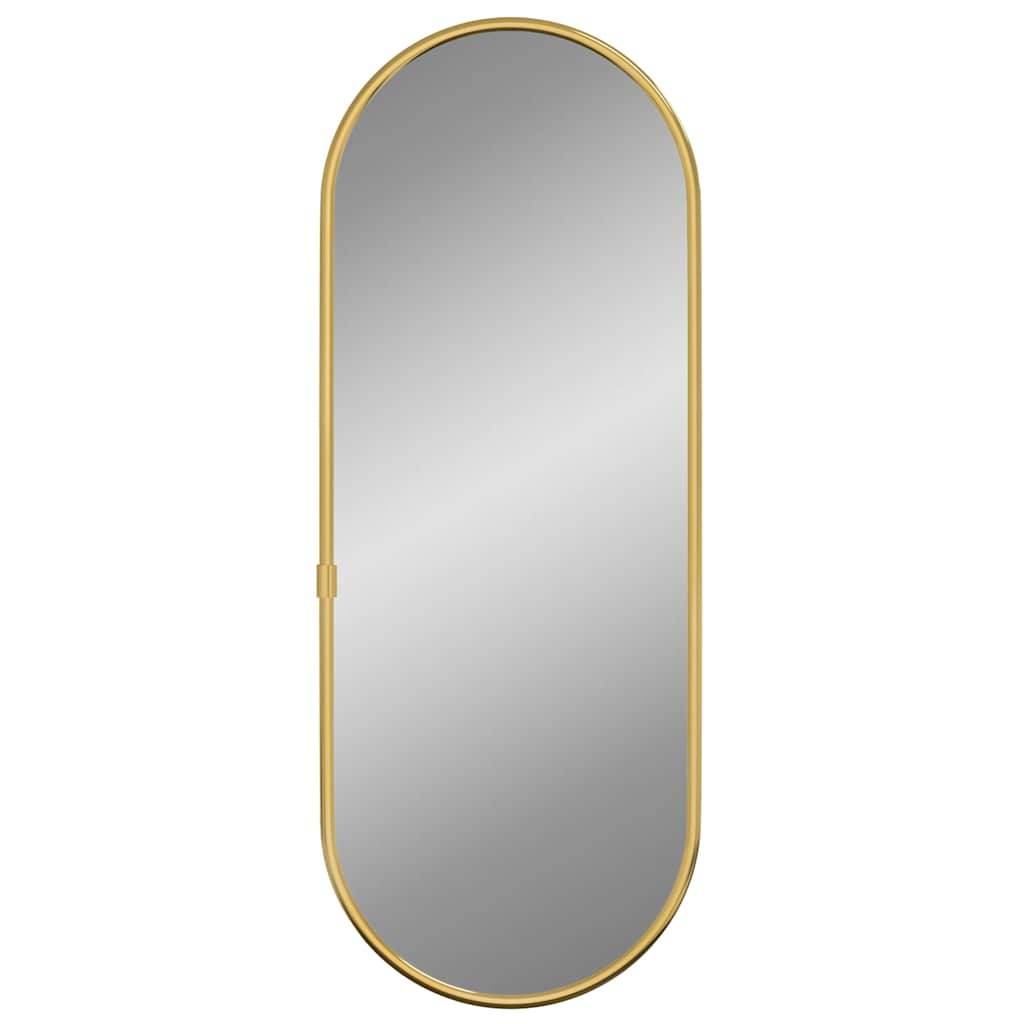 Maison Chic - Miroir mural - Miroir décoratif Doré 40x15 cm Ovale - Image 1