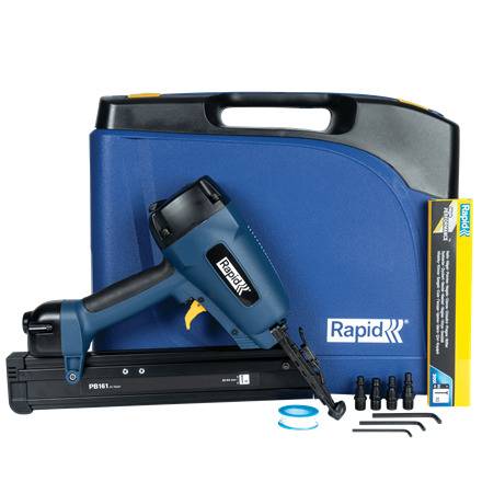 Cloueur pneumatique professionnel PB161 pour agrafes 32/32-63.5 mm - Coffret - RAPID-ISABERG - 5000104 - Imagen 1