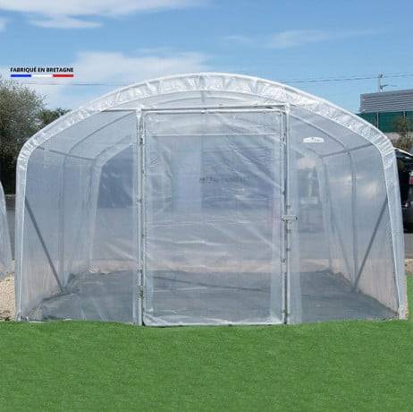 Serre En Direct - Serre tunnel PRO-330  Larg 3m30, Long 6 m, Façade 2 portes simples - Imagen 3