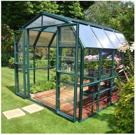 Canopia - Serre de jardin en polycarbonate Rion Grand Gardener 7,04 m², Ancrage au sol Non - Image 1