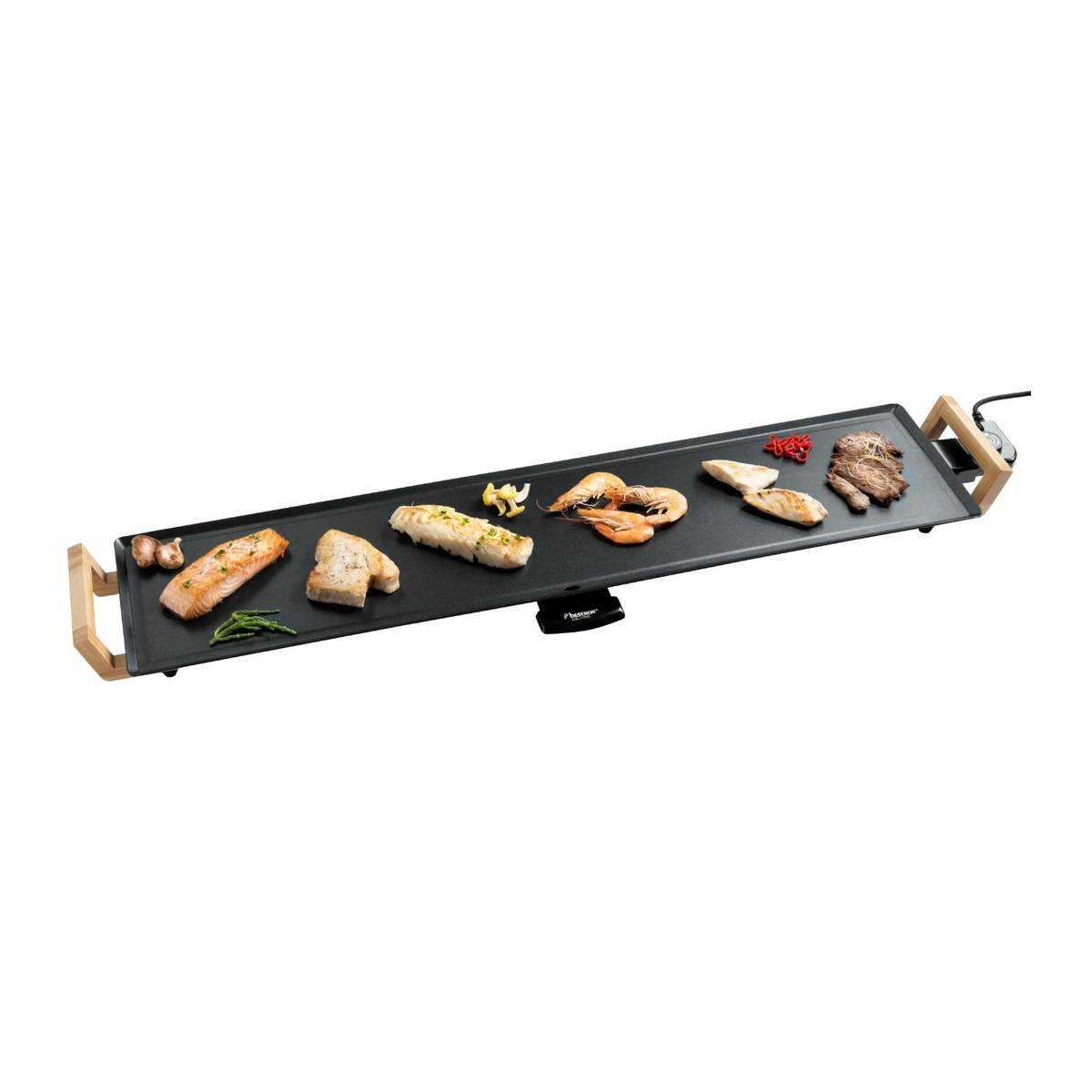 Plancha électrique 2000w 100x22cm ABP605BB Bestron - Imagen 1