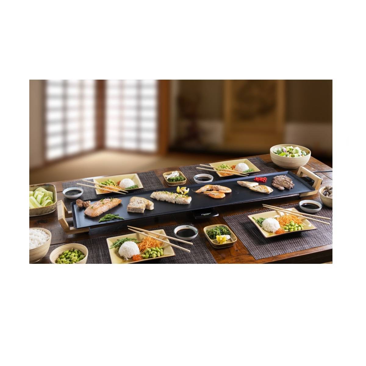 Plancha électrique 2000w 100x22cm ABP605BB Bestron - Imagen 9