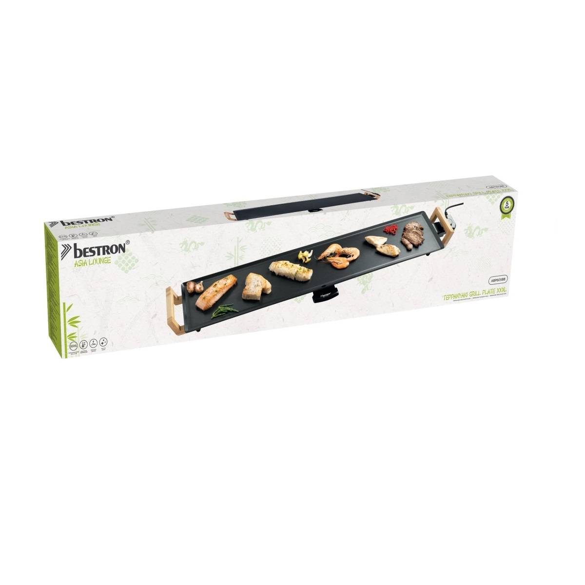 Plancha électrique 2000w 100x22cm ABP605BB Bestron - Imagen 10