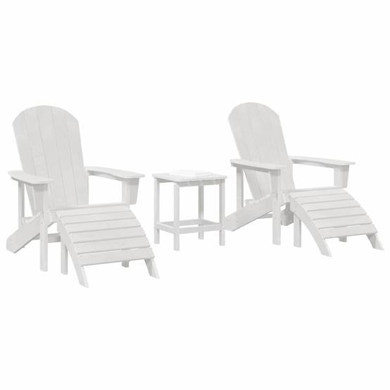 Chaise de jardin Polyéthylène Blanc 83 x 74 x 92 cm, Poids :47.84kg - PANGIVO - Image 3